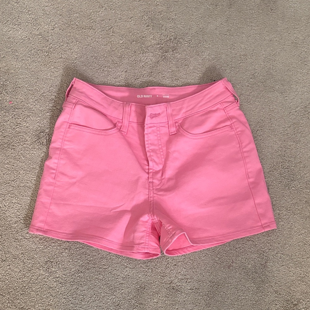 Old Navy Women's High Waist Pink Shorts